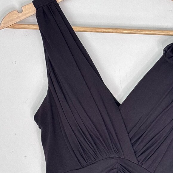 Neutral Black Evening Formal Party Prom Maxi Dress XS G32 - Picture 4 of 16